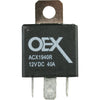 OEX Mini Relay 12V Normally Open 40A - Resistor