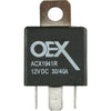 OEX Mini Relay 12V Change Over 30/40A - Resistor
