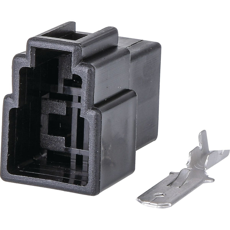 OEX Qc Connector Male Black 3 Pole - 10 Pce ACX2682BK