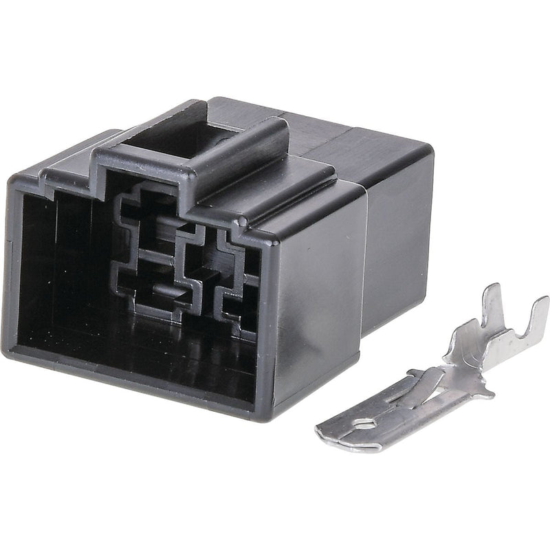 OEX Qc Connector Male Black 4 Pole - 10 Pce ACX2683BK