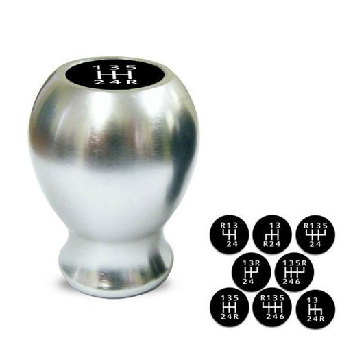 Autotecnica Billet Aluminium Dome Gear Knob Silver
