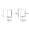 LED Autolamps Stop/Tail/Reflector Light 12-24V with