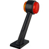 LED Autolamps Side Marker Stalk Lamp R/H Red/Amber Square