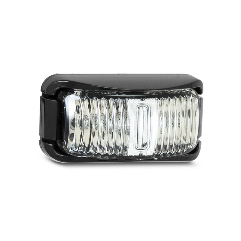 LED Autolamps Side Marker with Black Base Red/Amber