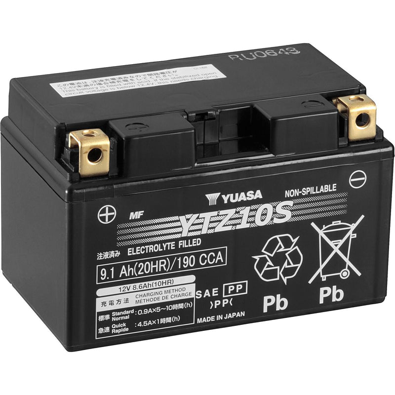 Yuasa M/Cycle Battery Cca:190 YTZ10S