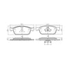 RDA GP Max Brake Pad Set Front RDB2268