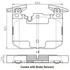 RDA GP Max Brake Pad Set Front RDB2269