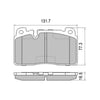 RDA Brakes Extreme Brake Pad Set Front RDX2239SM