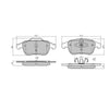 RDA GP Max Brake Pad Set Front RDB2362