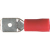 OEX Crimp Terminal Male Blade Red 6.3 mm Vinyl (100 Pack)