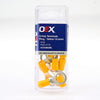 OEX Crimp Terminal Ring Yellow Id 10.5mm Vinyl 10 Pce