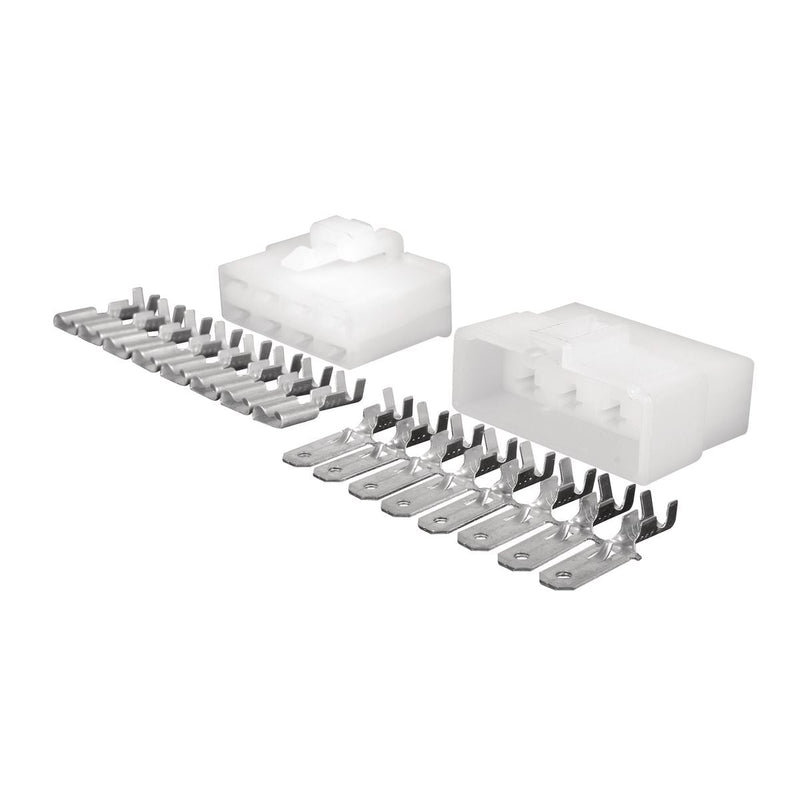 OEX Qc Connector Male/Female White 8 Pole - 1 Kit