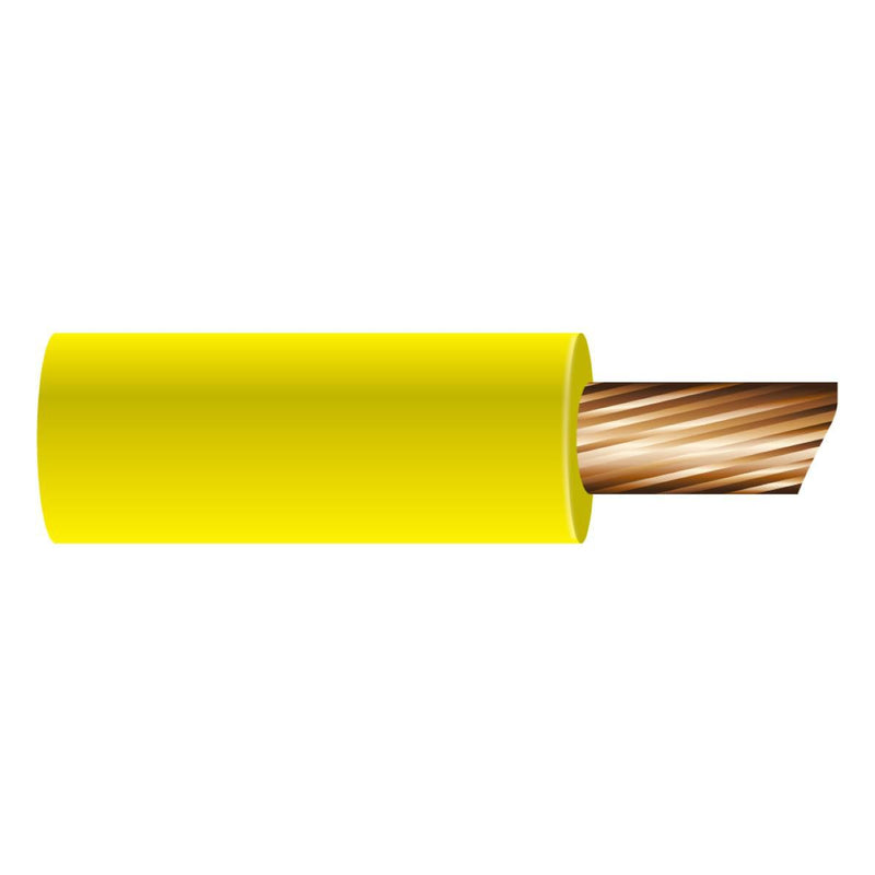 OEX Automotive Cable Single Core 4mm Yellow 30M Roll
