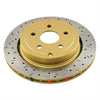DBA HD 4000 Drilled Slotted Brake Rotor Pair 300mm Front