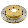 DBA HD 4000 Drilled Slotted Brake Rotor Pair 340mm Front