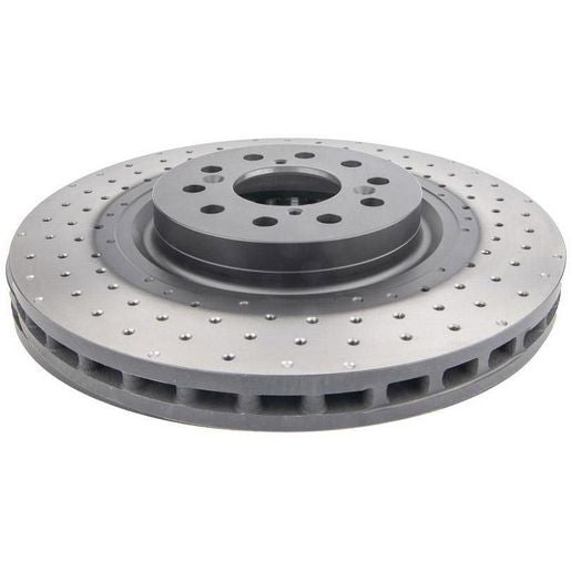 DBA XD 4000 Drilled Dimpled Brake Rotor Single 330mm Rear