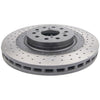 DBA XD 4000 Drilled Dimpled Brake Rotor Single 330mm Rear