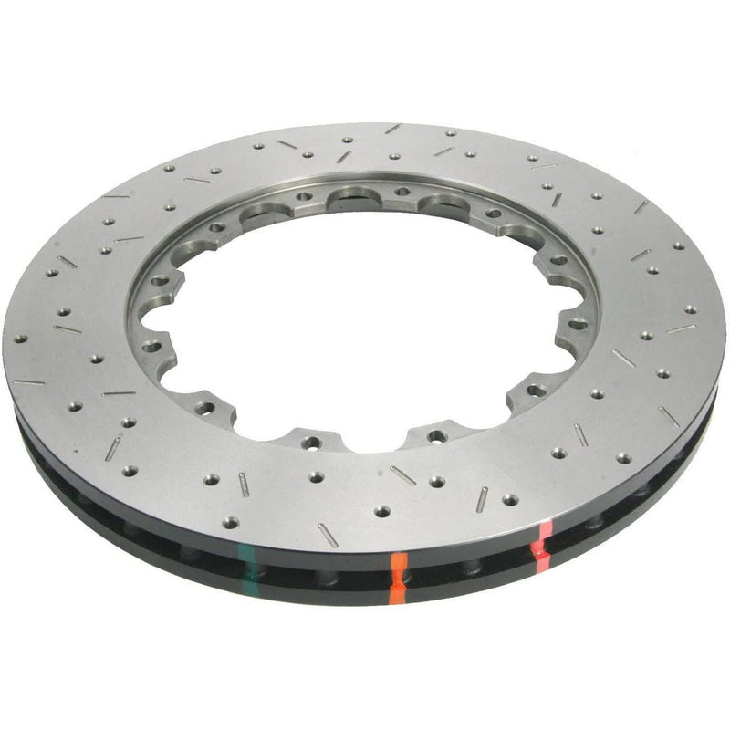 DBA HD 5000 Drilled Slotted 2Pc Brake Rotor Single 324mm