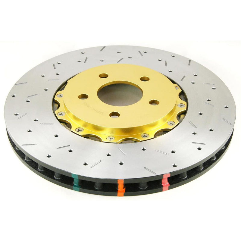 DBA T3 5000 Drilled Slotted 2Pc Brake Rotor Single 380mm