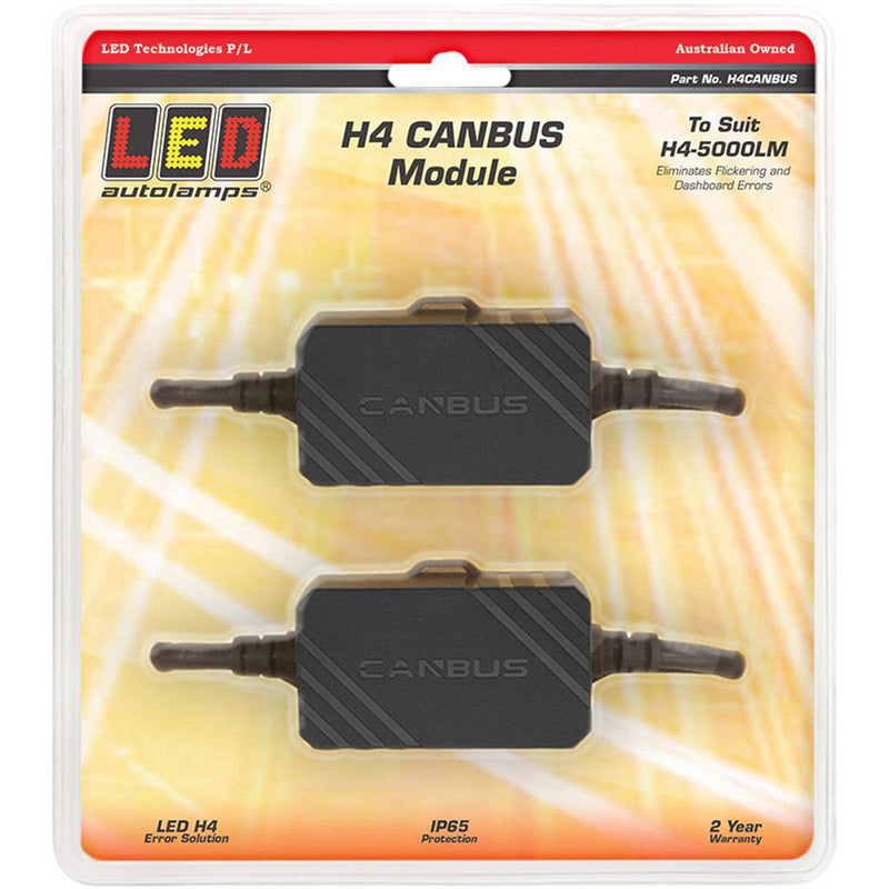 LED Autolamps H4 Canbus Error Eliminator Twin Pack Bag