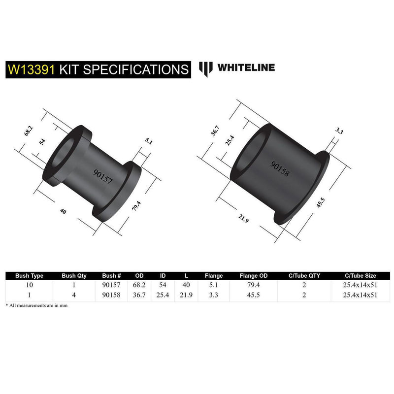 Whiteline W13391 Steering Rack Mount