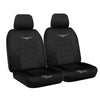 R.M. Williams Seat Cover Set Jacquard Front Black
