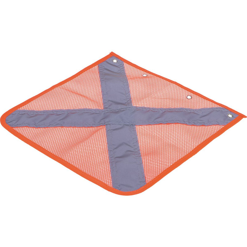 OEX Buggy Whip Replacement Refl Silver Cross Mesh Flag