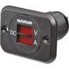 Narva Volt and Amp Meter LED 12/24V 81138BL