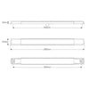 LED Autolamps Stop/Tail Light 16 Led 12V Low Profile