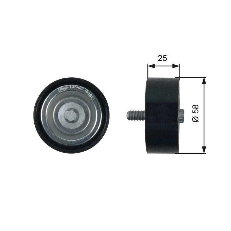 Gates Engine Idler Pulley 36407