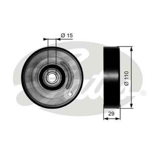 Gates Engine Idler Pulley 36160