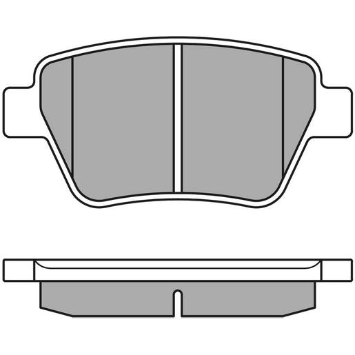 Meyle Original Brake Pad Set Rear 025 245 6317