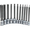 Mechpro Socket Rail Hex Key Extra Long Set 11pc