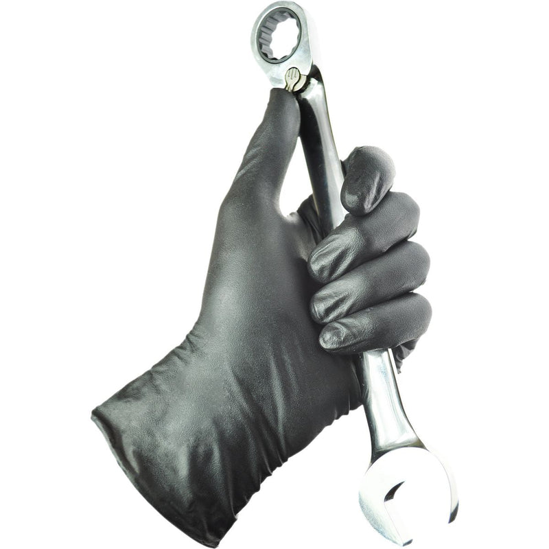 The Glove Company TGC Black Nitrile Gloves Large 10 Pack