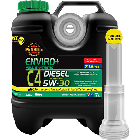 Penrite Enviro+ C4 5W-30 Synthetic Engine Oil 7L