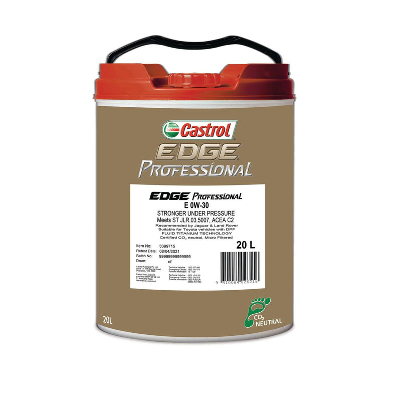 Castrol Edge Professional E 0W-30 Engine Oil 20L 3399715