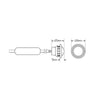 LED Autolamps Front End Outline Marker With Fem 181WMCSB