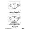 RDA GP Max Brake Pad Set Rear RDB2439
