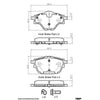 RDA GP Max Brake Pad Set Rear RDB2439