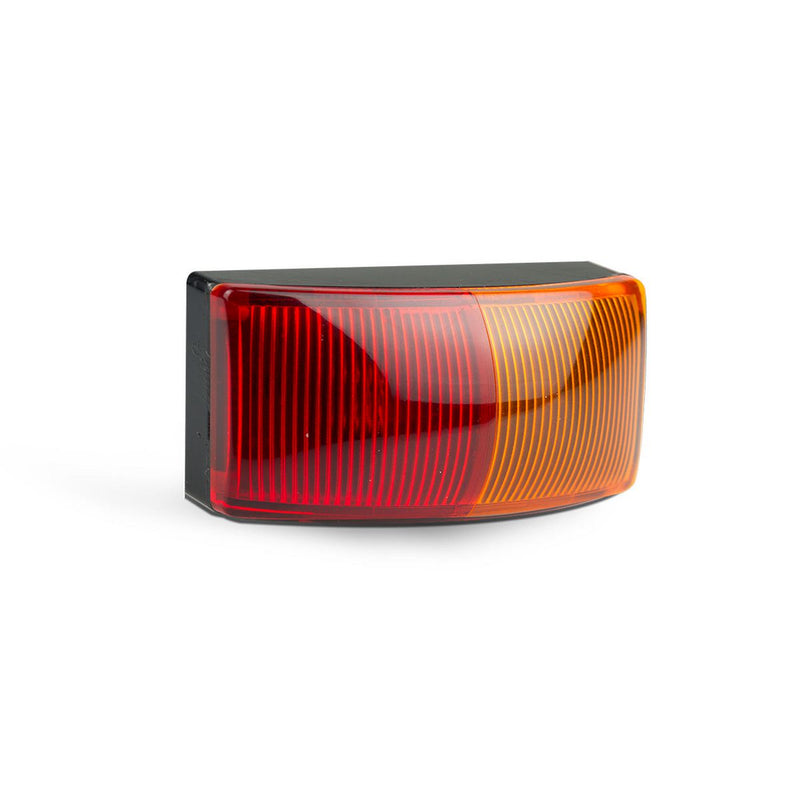 LED Autolamps Side Marker Red/Amber 50x25x21mm 12-24V