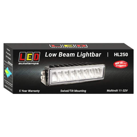 LED Autolamps Low Beam Light Bar ECE R112 11-32V 1000