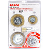 Josco Wire Brush Kit 5 Piece BRUKIT5
