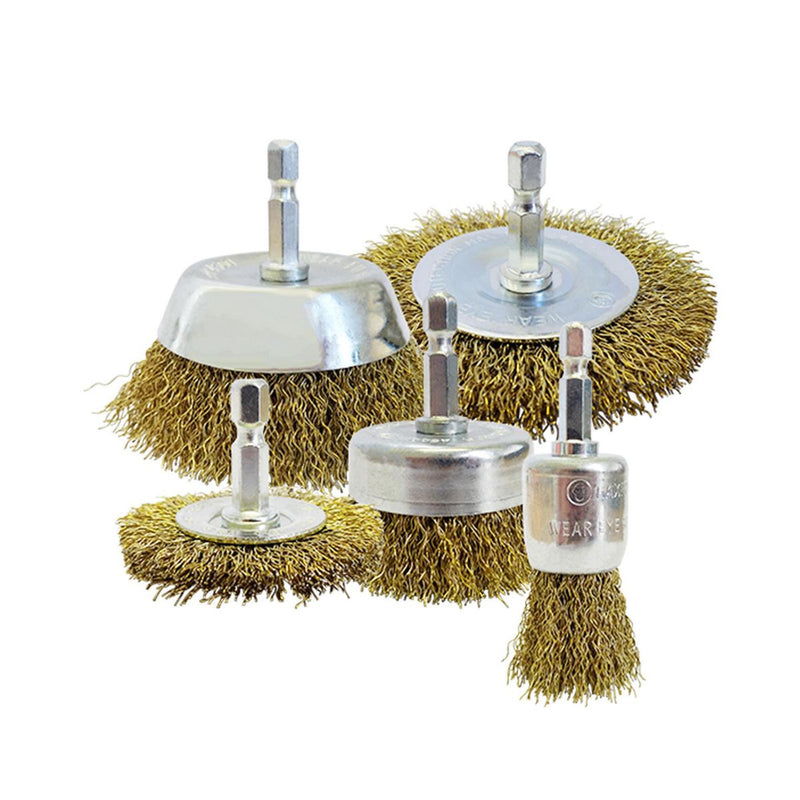 Josco Wire Brush Kit 5 Piece BRUKIT5