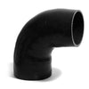 Saas Silicone 90 Degree Reducer 89 x 95mm Black SSH908995