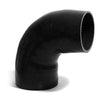 Saas Silicone 90 Degree Reducer 89 x 95mm Black SSH908995