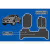 Sperling Precision Fit Floor Mat Set MRBFD001BLK2RW
