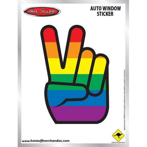 Hotstuff Peach Finger Decal SH527