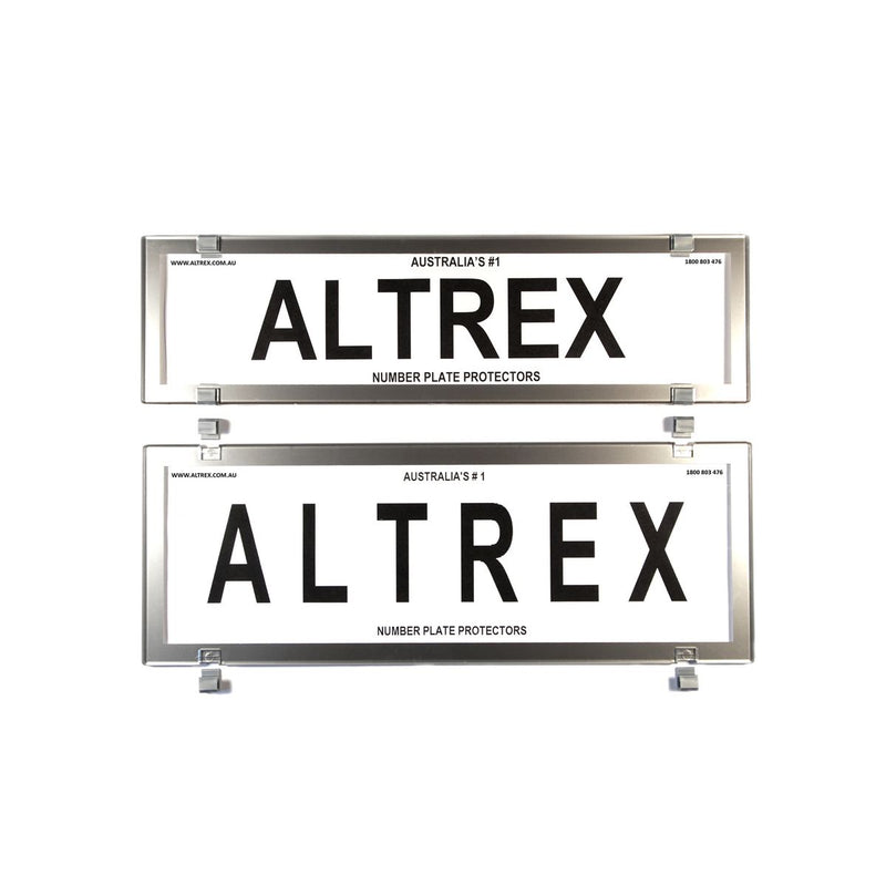 Altrex Number Plate Cover 6 Figure Silver Without Lines