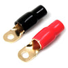 Aerpro 0 Gauge Ring Terminal 2pk (1 Red/1 Black)