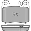 Meyle Original Brake Pad Set Rear 025 231 5715